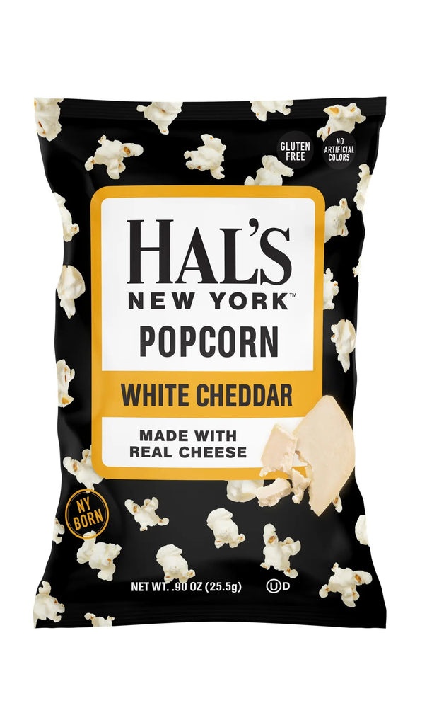 Hal's New York White Cheddar Popcorn .9oz