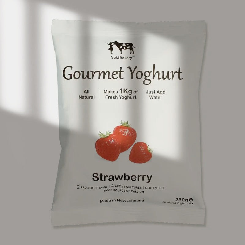 Suki Bakery Gourmet New Zealand Yoghurt Powder Strawberry Flavour