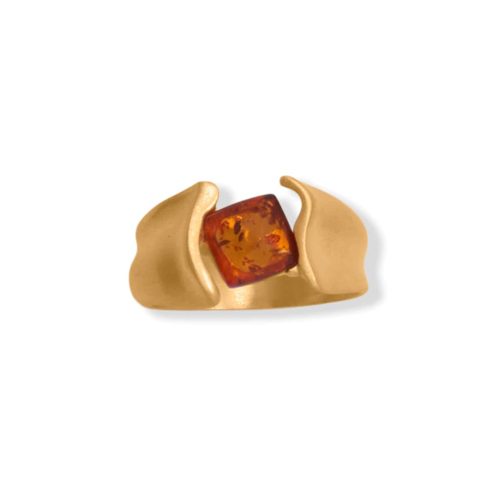 5th Ave BAP Amber Ring