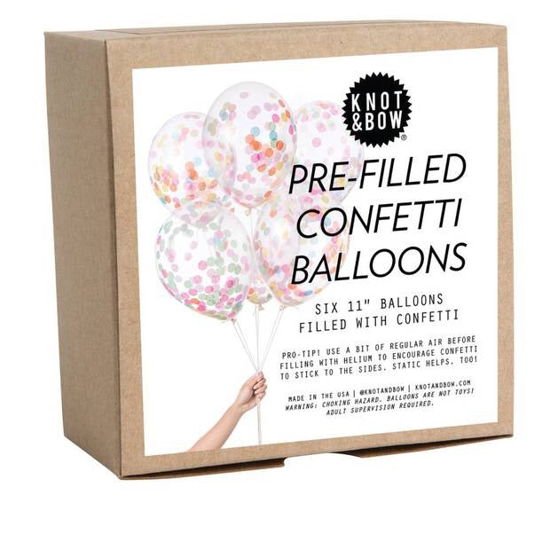 Say ParTAY! Pre - Filled Confetti Ballons